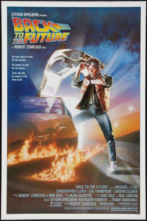 SUBMITTED PHOTO - The 1985 movie poster for 'Back to the Future.'